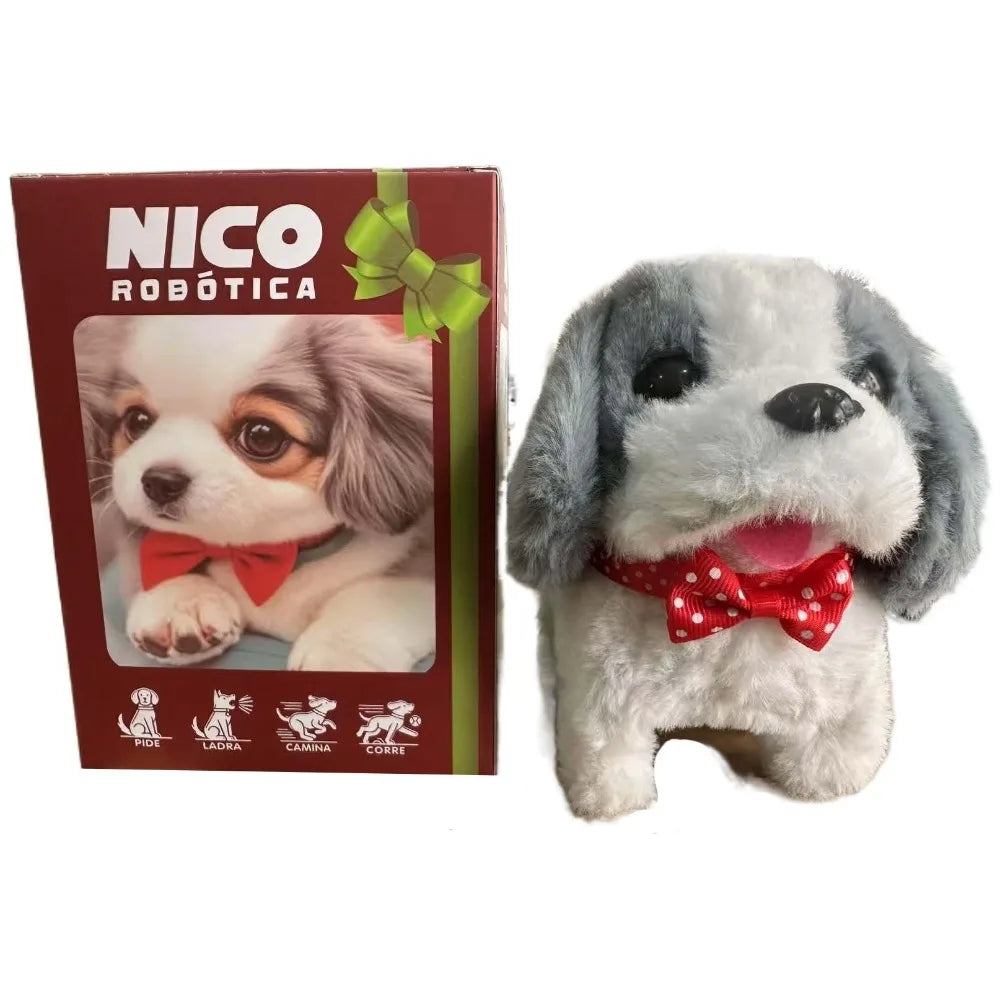 Interactive Robotic Puppy Plush Toy with Realistic Movements