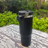 30oz Stainless Steel Vacuum Insulated Tumbler with Handle and Straw