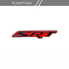 Red and black SRT grille emblem metal front sticker accent