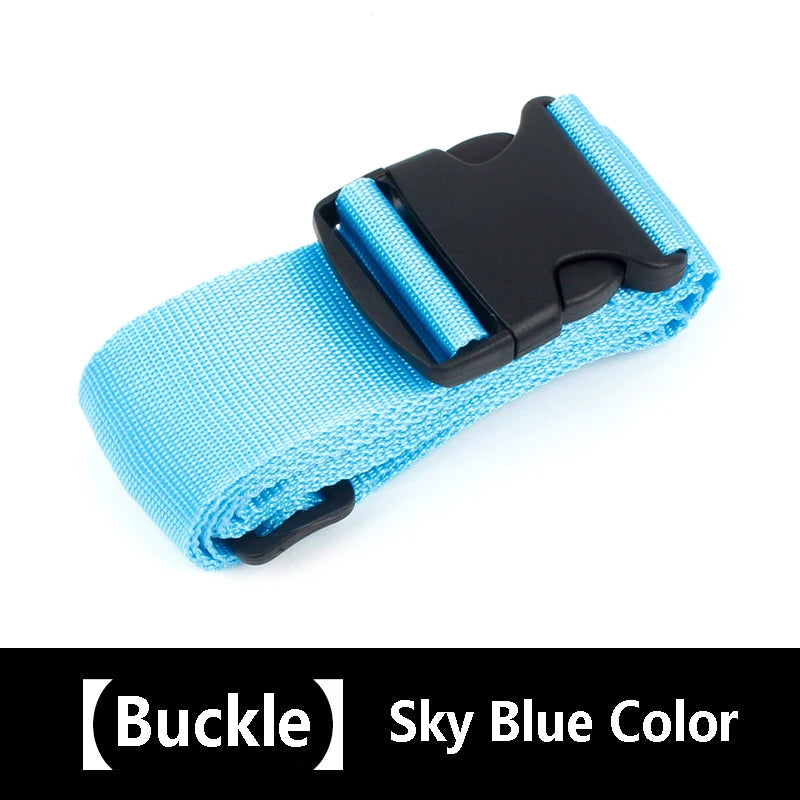 Adjustable Suitcase Straps with Bright Neon Colors – Secure & Easy to Spot