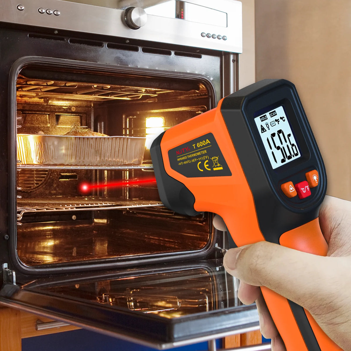Professional Digital Infrared Thermometer Gun with Laser Targeting