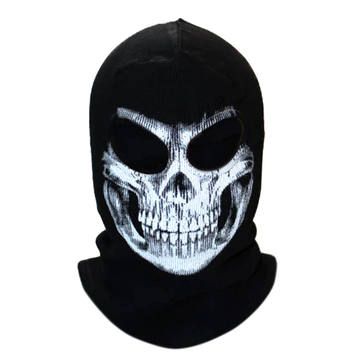 Cotton Balaclava Face Mask with Skull Design
