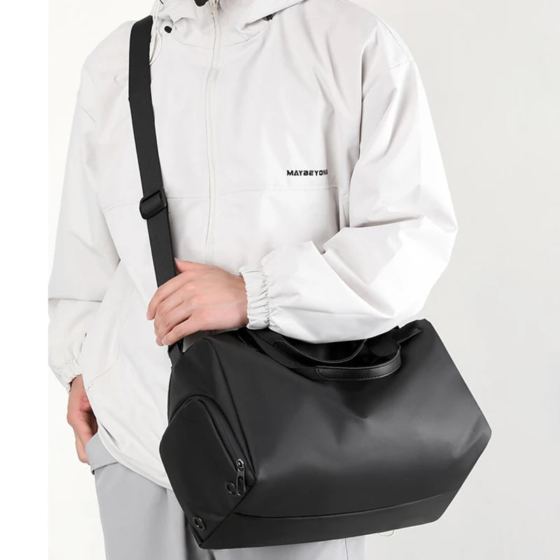 Versatile Travel Gym Bag with Wet/Dry Separation