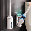 Disposable Toilet Brush Set with Wall-Mounted Holder
