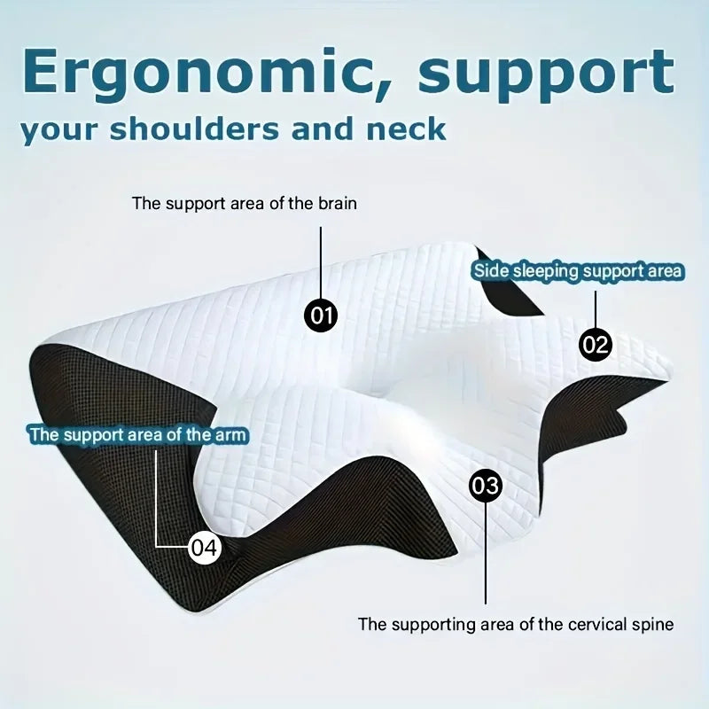Contoured Ergonomic Neck Pillow