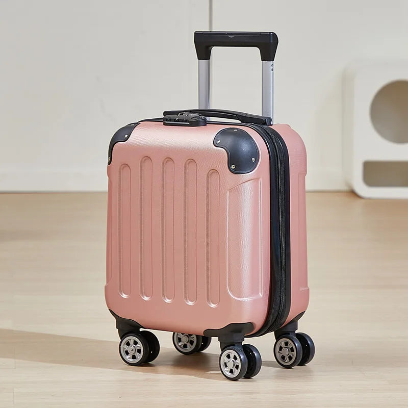 Maleta de Cabina Compacta de 14 Pulgadas con Soportes Integrados para Vaso y Teléfono