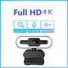4K Auto-Focus Webcam with Built-in Microphone