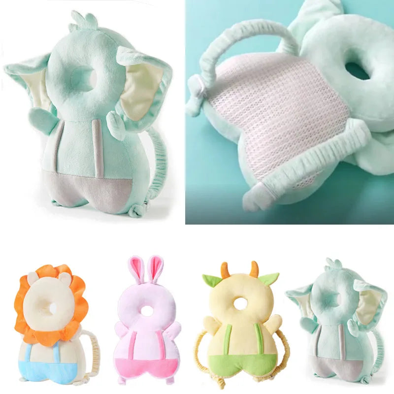 Toddler Head Protector Cushion with Cute Animal Design