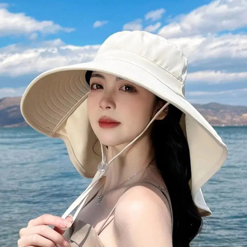 Versatile Wide Brim Straw Sun Hat