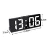 Modern LED Alarm Clock with Voice Control and Night Mode