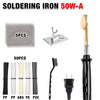 Soldering iron 50W-A with tips for PP, ABS, PE, and PVC materials