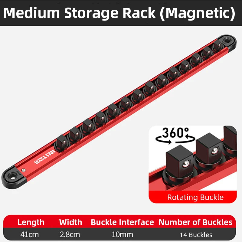Magnetic Socket Organizer Rail