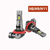 Canbus H4 LED Headlight Bulbs with 6000K White Beam