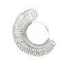 Metal Ring Sizer Mandrel with Stainless Steel Gauge Set