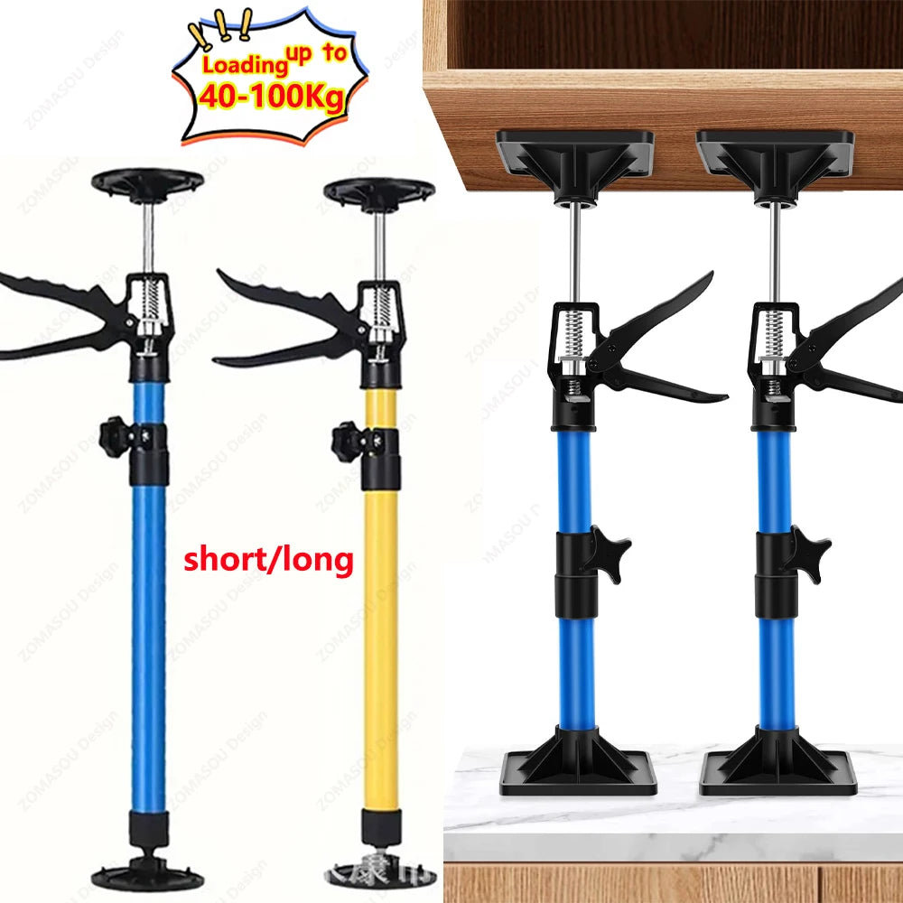 Adjustable Telescopic Support Rod for Drywall, Cabinets & Door Installation