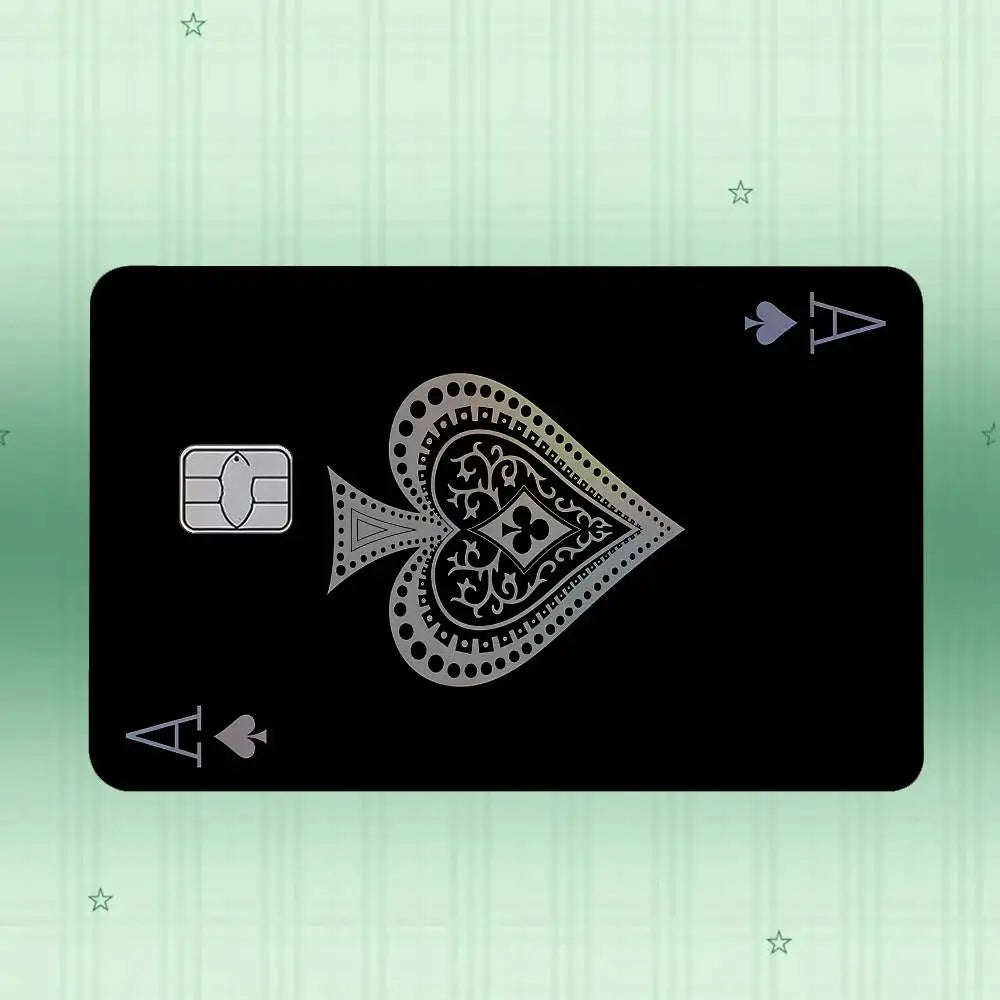 Holographic Card Skin Stickers (4-Pack) – Waterproof, Scratch-Resistant