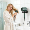Wall-Mounted Hair Dryer & Straightener Storage Rack