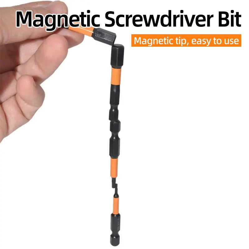 Magnetic Hex Allen Wrench Drill Bit Set (Metric & SAE, 1/4-Inch Shank)