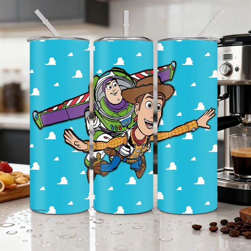 كوب عازل بتصميم وودي وباز لايتير من قصة لعبة