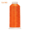80-Color Polyester Embroidery Thread Set with Large 4000m Spools