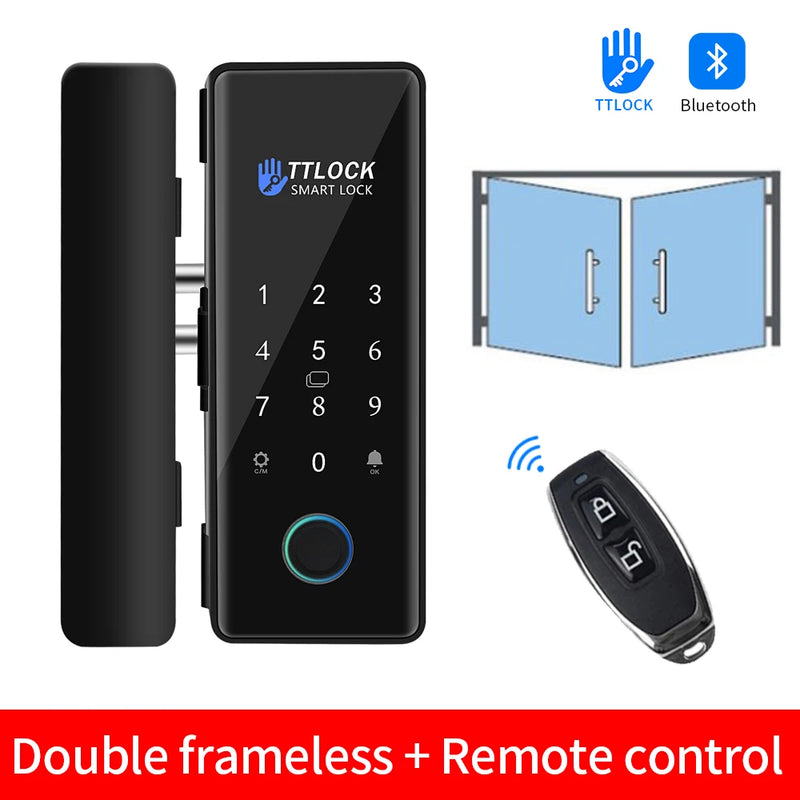 Cerradura Inteligente TTLOCK Biométrica para Puertas de Vidrio y Madera