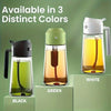 Round Glass Oil Dispenser & Spray Bottle