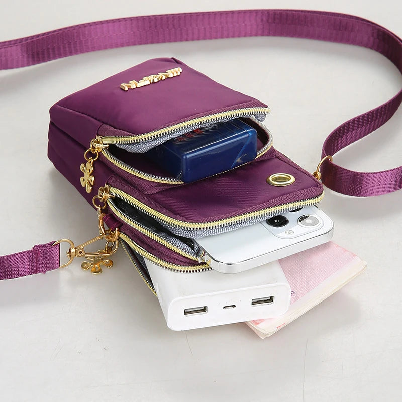 Compact Oxford Crossbody Bag