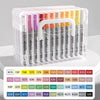 Acrylic Brush Markers with Automatic Ink Flow for Canvas, Wood & Glass Art