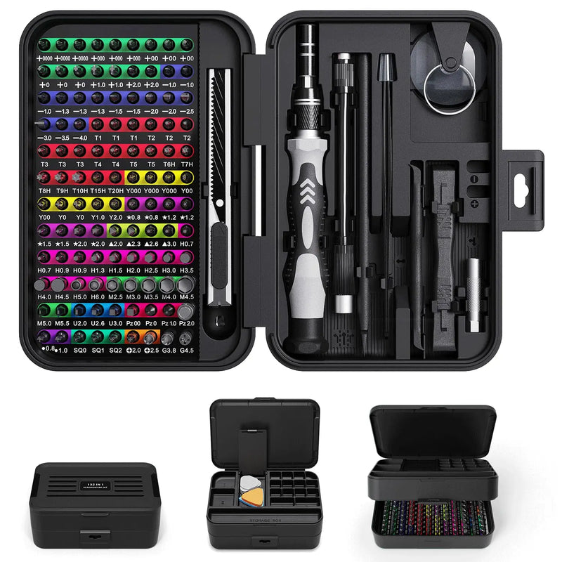 Precision Screwdriver Set with Magnetic Storage Case