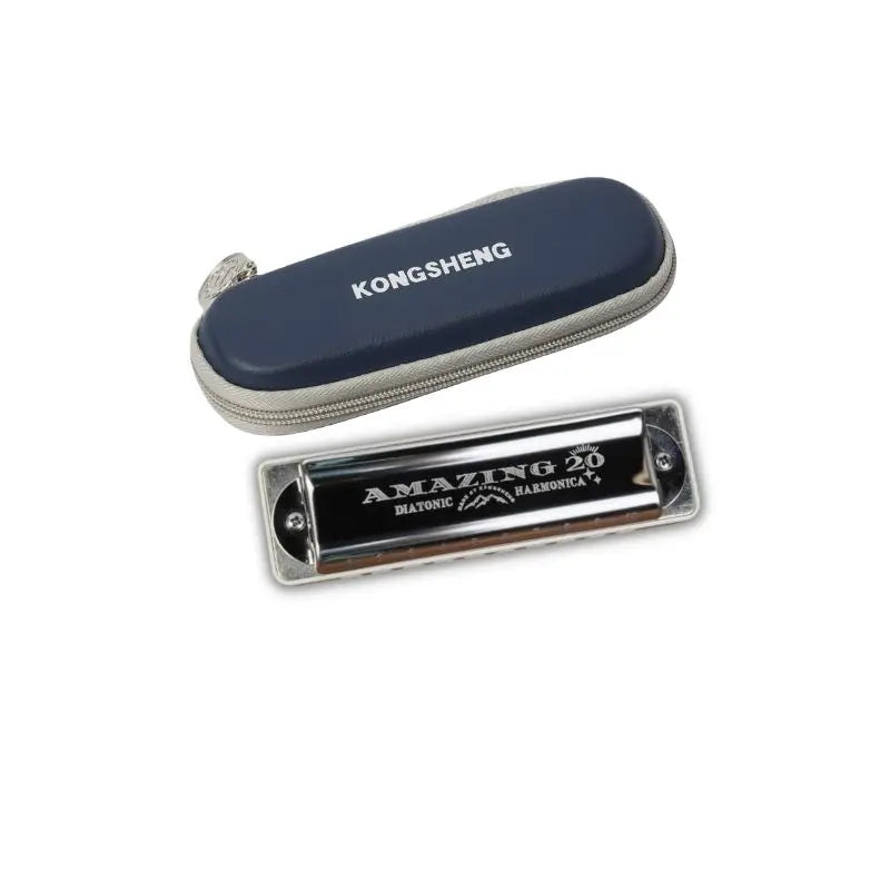 Professional 10-Hole Diatonic Harmonica with Phosphor Bronze Reeds