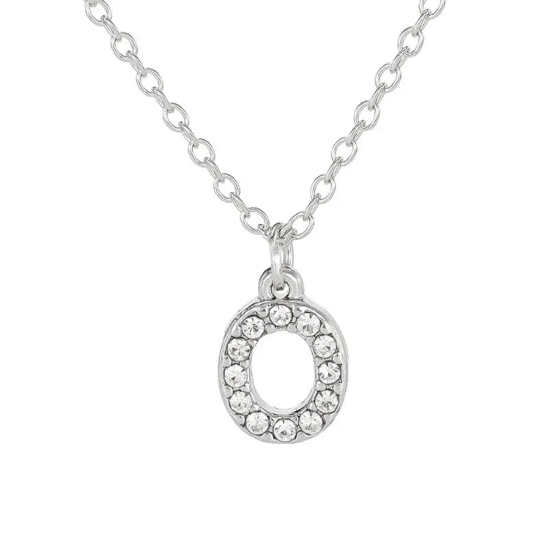 Initial Letter Pendant Necklace