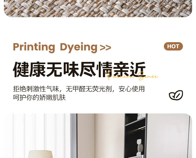 Non-Slip Dustproof Cotton-Linen Sofa Cover