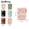 Compact PU Leather Wallet for Women with Card Slots and Coin Pocket
