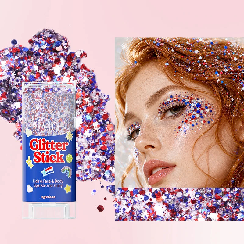Mermaid Glitter Gel Stick for Face, Hair & Body