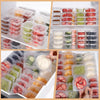 Reusable Double-Compartment Snack Containers with Lids (20-Pack)