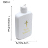 Easter Holy Water Bottle with Gold Cross Design