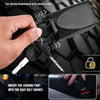 Heavy-Duty Steering Wheel Lock with Seat Belt Anchor