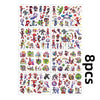 A grid of various Spidey and Friends themed temporary tattoos for kids' parties featuring characters like Spider-Man and othe