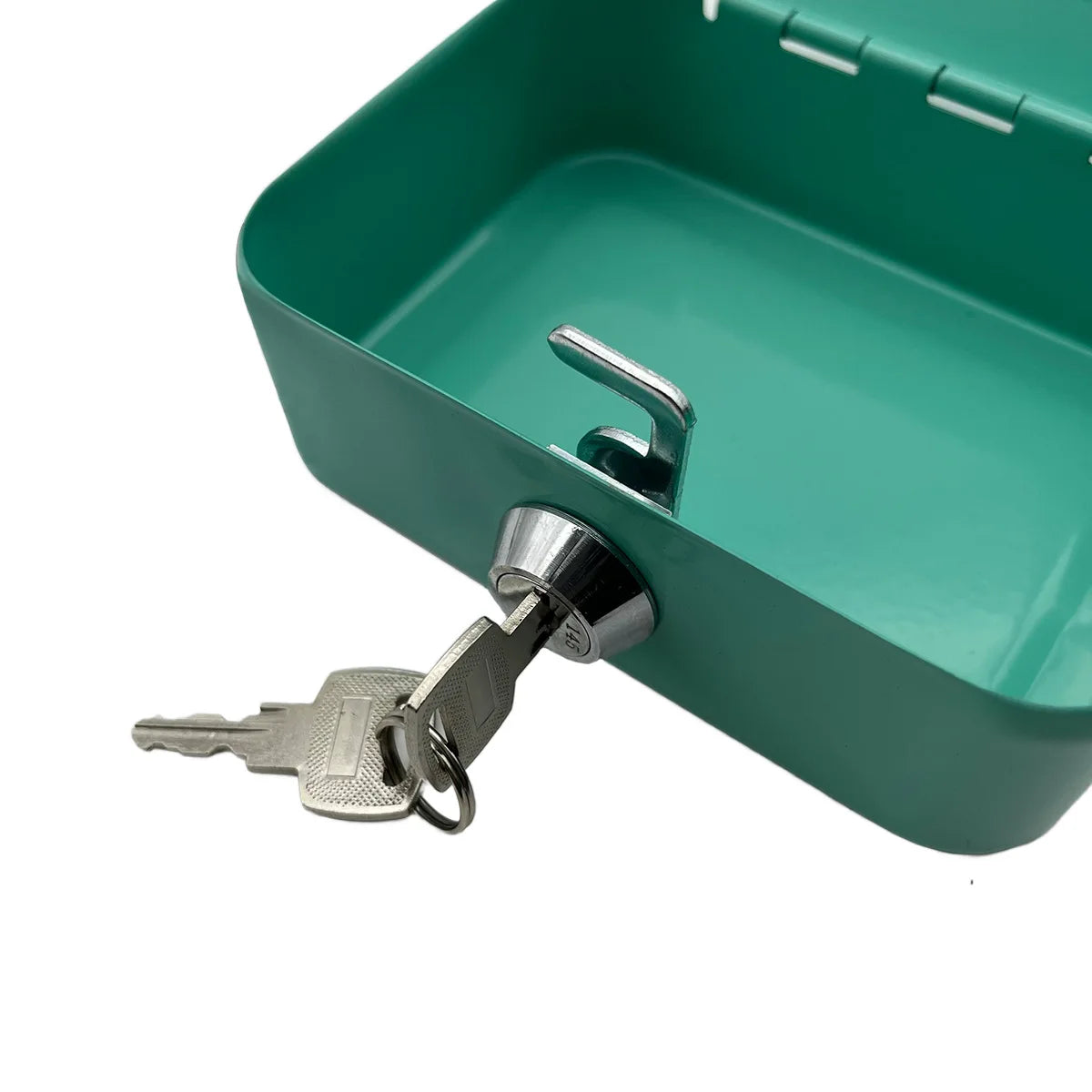 Lockable Piggy Bank with Key – Compact Coin & Key Storage Box