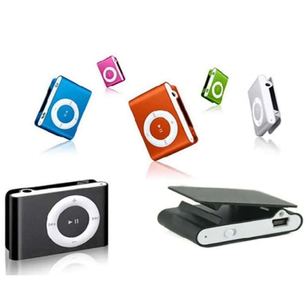 Mini Clip-On MP3 Player with TF Card Support