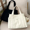 Large Capacity Canvas Tote Bag for Work, School & Shopping