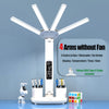 Multifunktionale LED-Schreibtischlampe mit Lüfter & Digitaler Uhr
