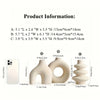 Bohemian Ceramic Vase Set for Home Decor