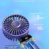 Portable 3-in-1 Foldable USB Fan with Phone Stand