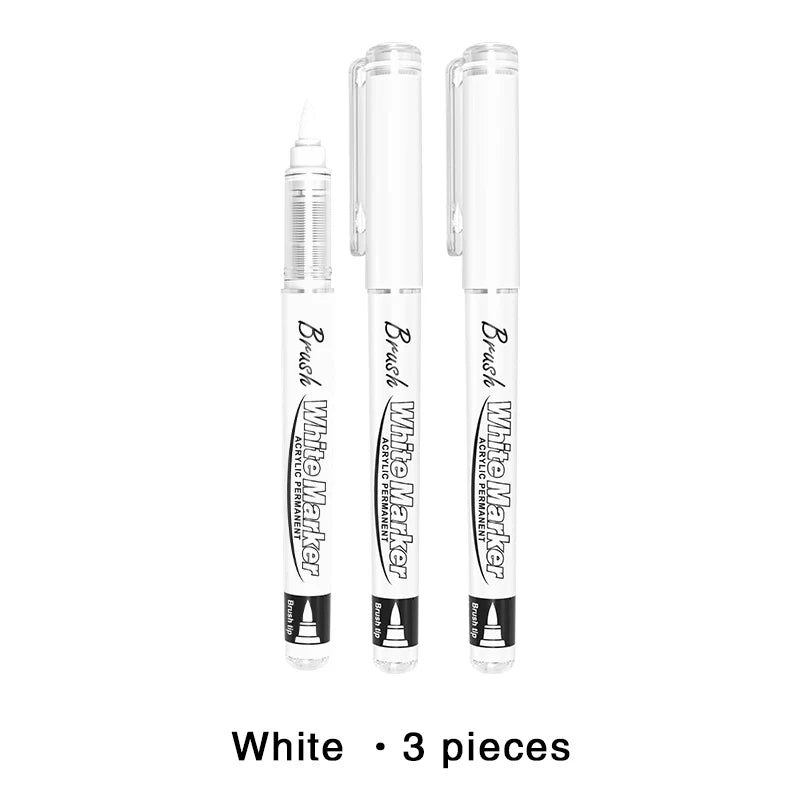 White Acrylic Paint Marker Pens