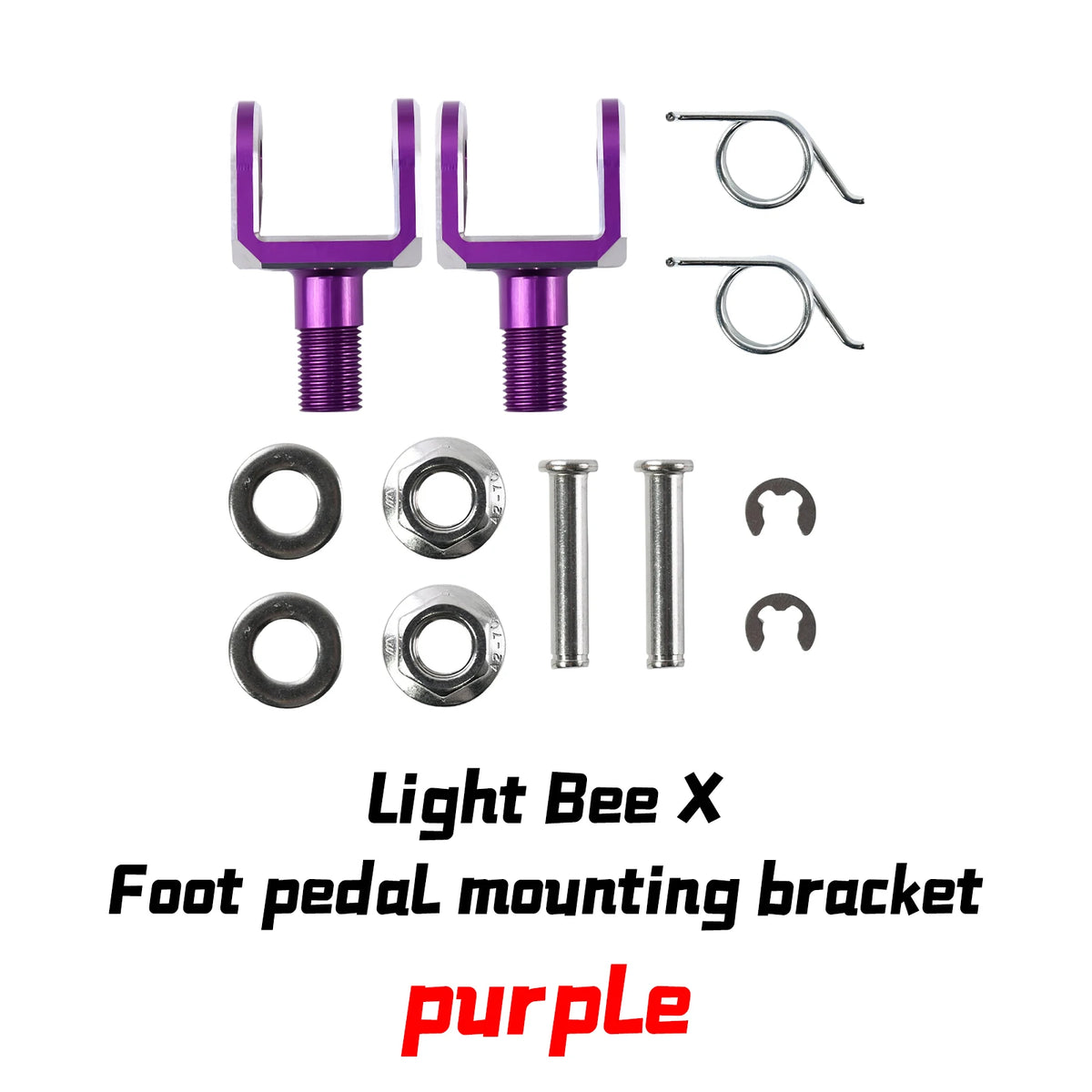 Durable Aluminum Footpegs with Pedal Bracket for Electric Dirt Bikes