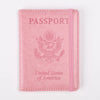 RFID-Blocking PU Leather Passport Holder with 3D Embossed Design