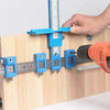 Cabinet Hardware Installation Jig with Adjustable Drill Guide