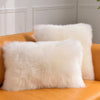 Funda de Cojín de Peluche Sintético de Lujo