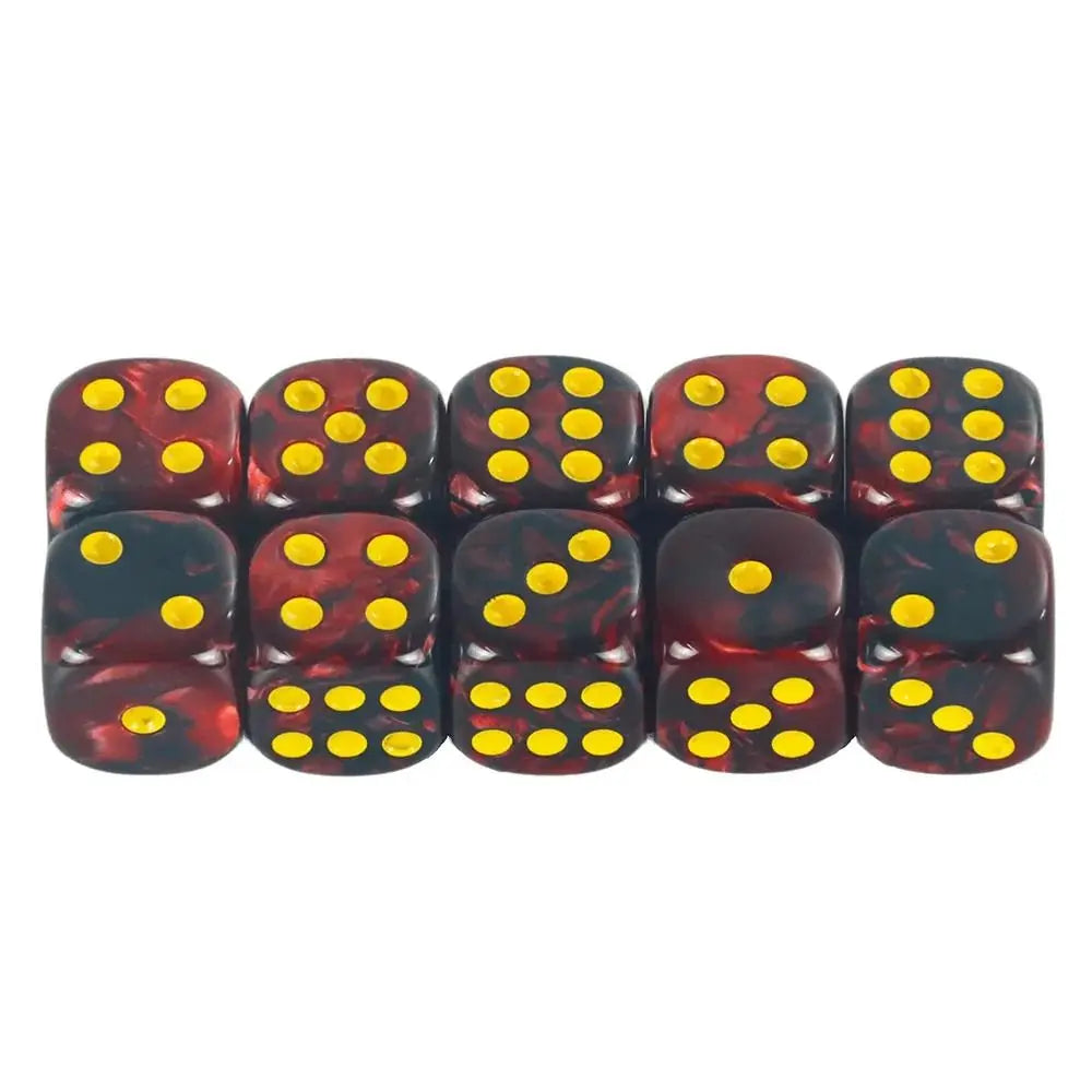 Translucent Colored Acrylic Dice Set for Tabletop Games